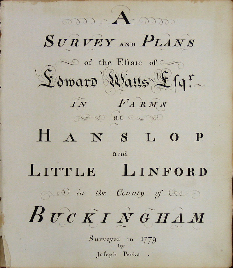 1779 Watts Survey cover page