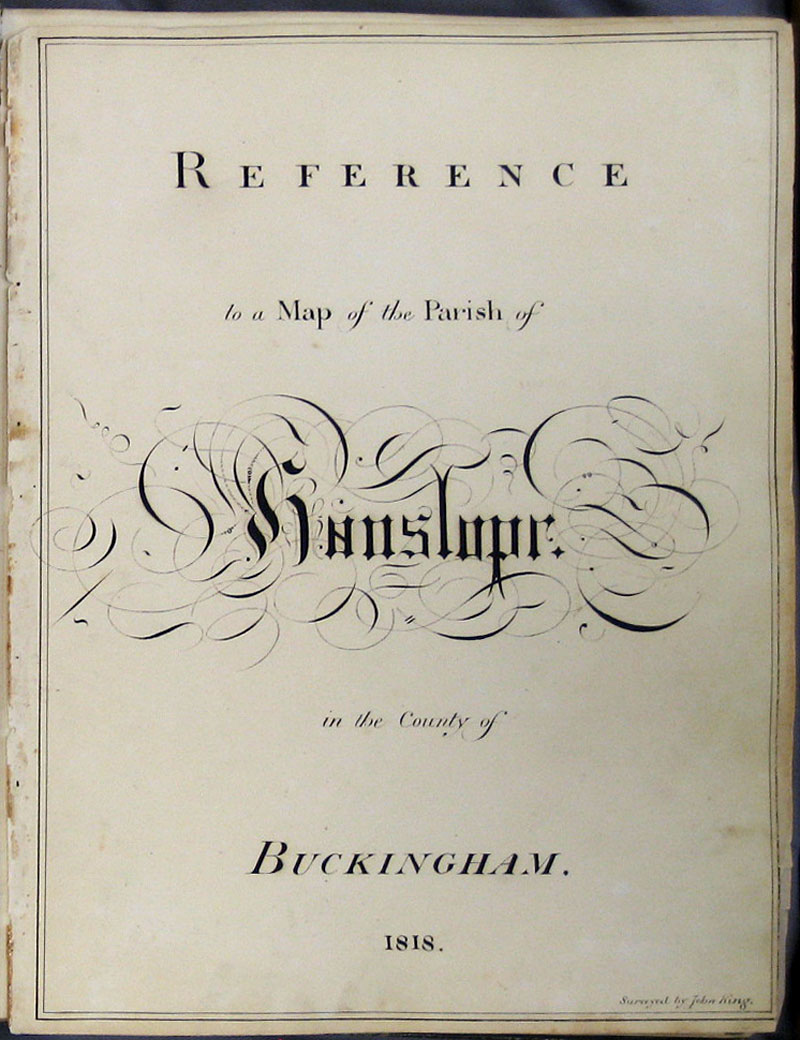 1818 Survey frontpiece