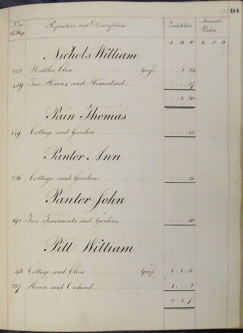 1818 Survey page 134