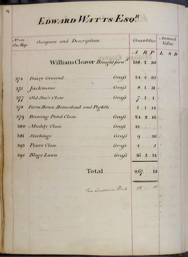 1818 Survey page 19